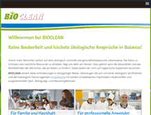 Tablet Screenshot of bio-clean.net